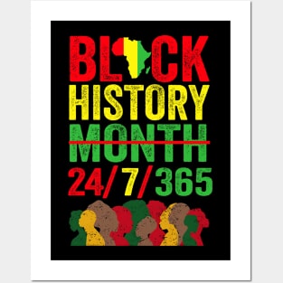 Black History 247365 Men Women Kids Black History Month Posters and Art